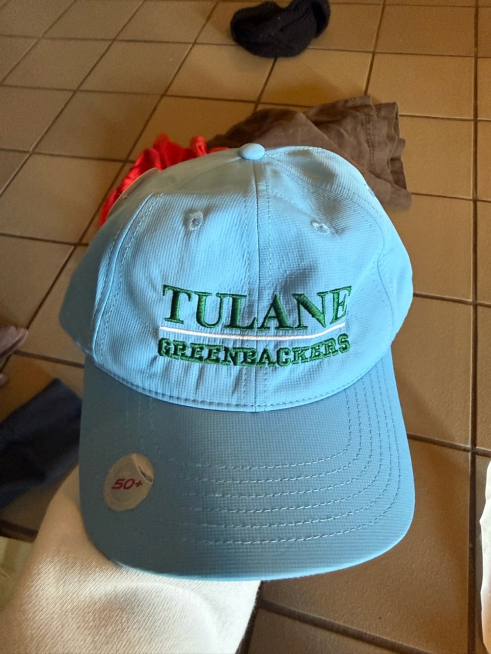 Tulane Greenbacks Light Blue Baseball Cap